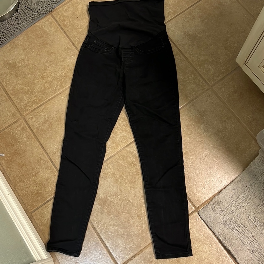 Levi Black Maternity Skinny Jeans